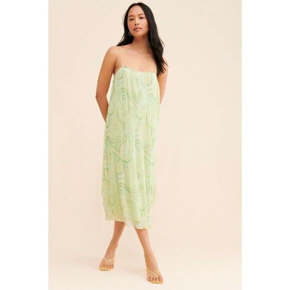 Ronny Kobo Roberta Pleated Dress Size M new - Picture 1 of 8